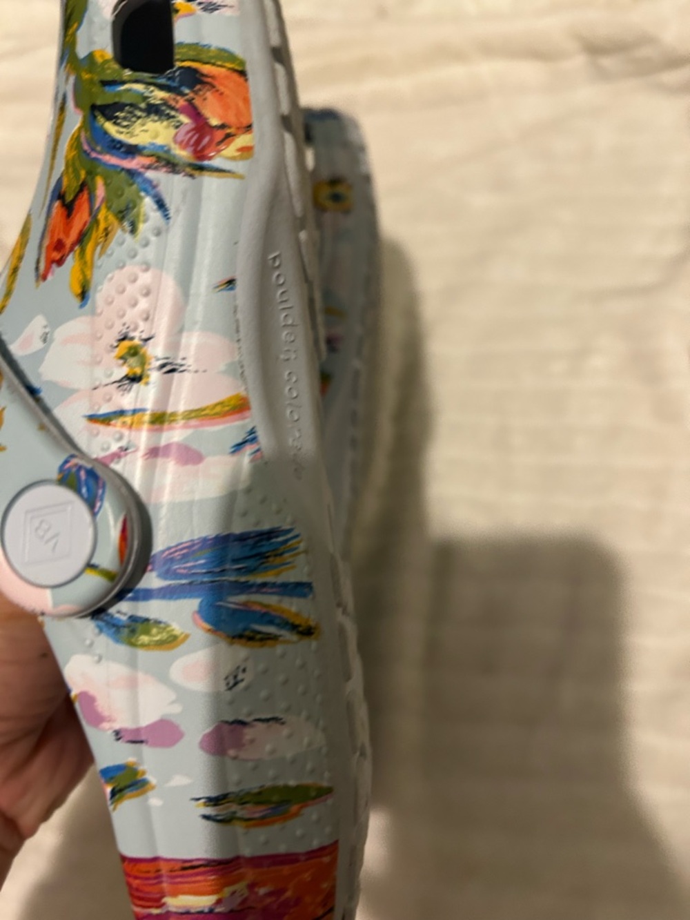 Kids Vera Bradley x Crocs Blue Floral 6 J - Picture 11 of 13